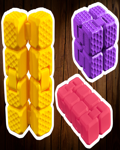 Küp Stres Oyuncağı – Katlanabilir Anti Stres Fidget Küp